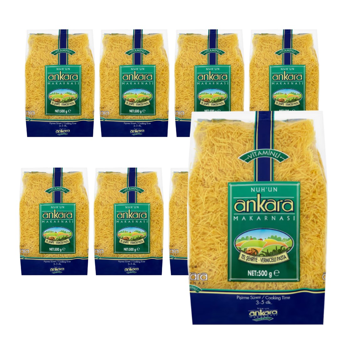 Ankara Makarnasi Vermicelli Pasta  (Tel Sehriye) 500g