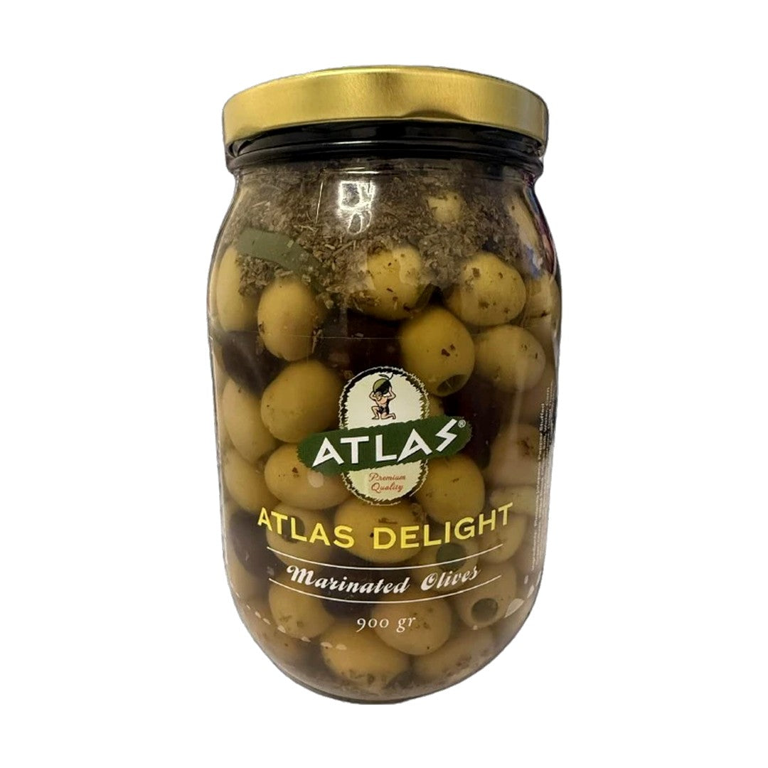 Atlas Green Olives Delight (Delight Yesil Zeytin) 900g