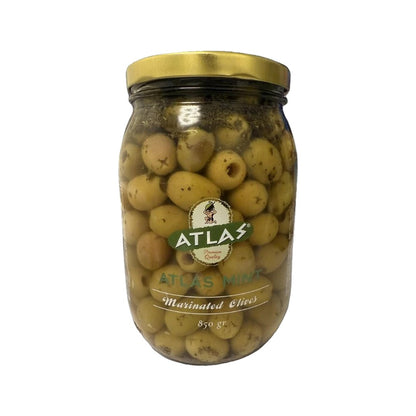 Atlas Green Olives Mint (Naneli Yesil Zeytin) 850g