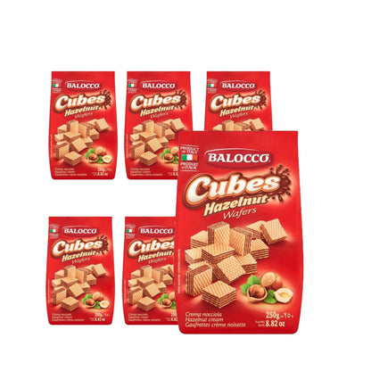 Balocco Hazelnut Wafer Cubes 250 g