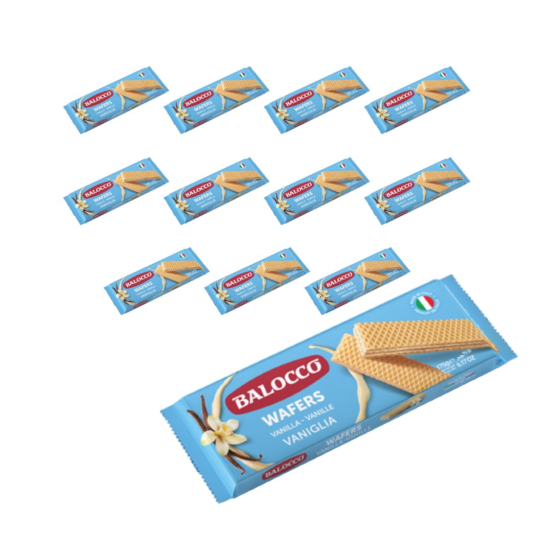 Balocco Wafers Milk Vanilla 175g