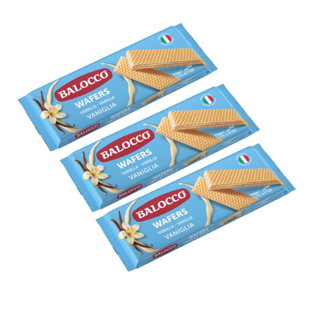 Balocco Wafers Milk Vanilla 175g