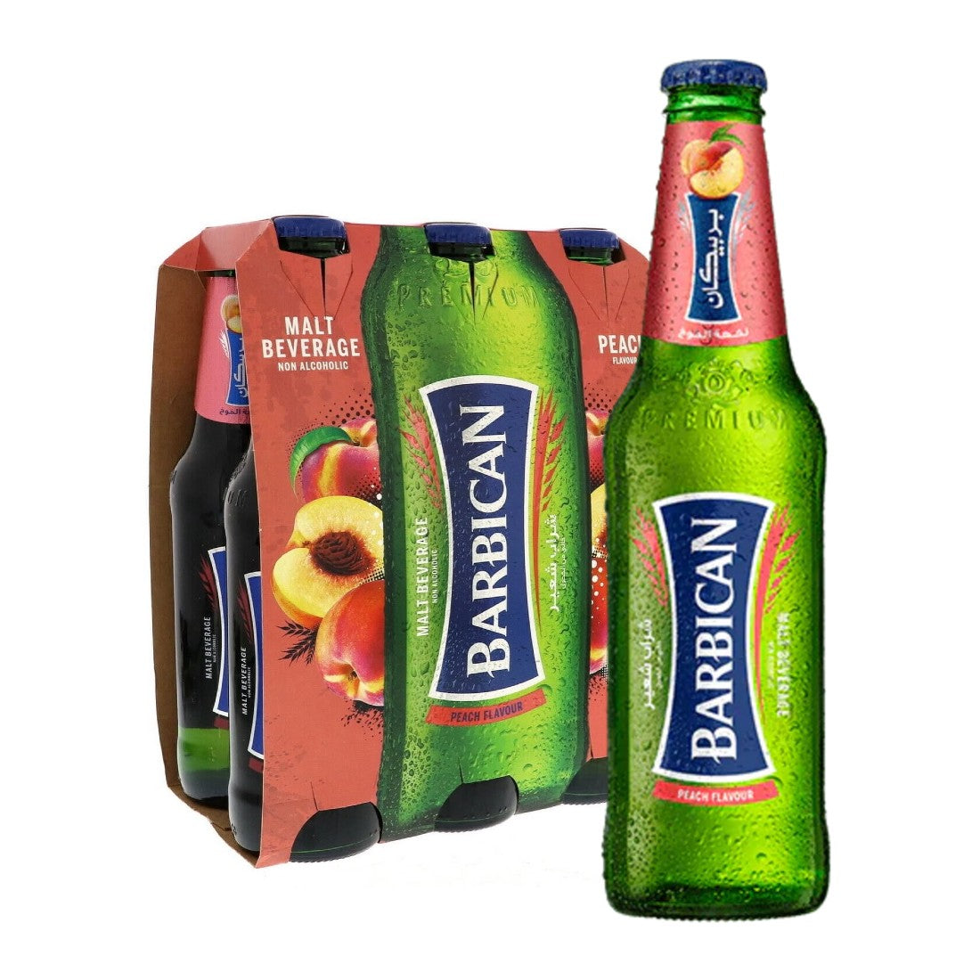 Barbican Peach Flavored Malt Drink 330ml