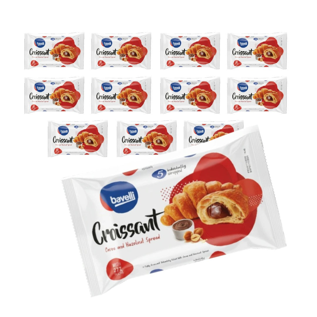 Bavelli Croissant With Chocolate & Hazelnut Cream Filling 225g