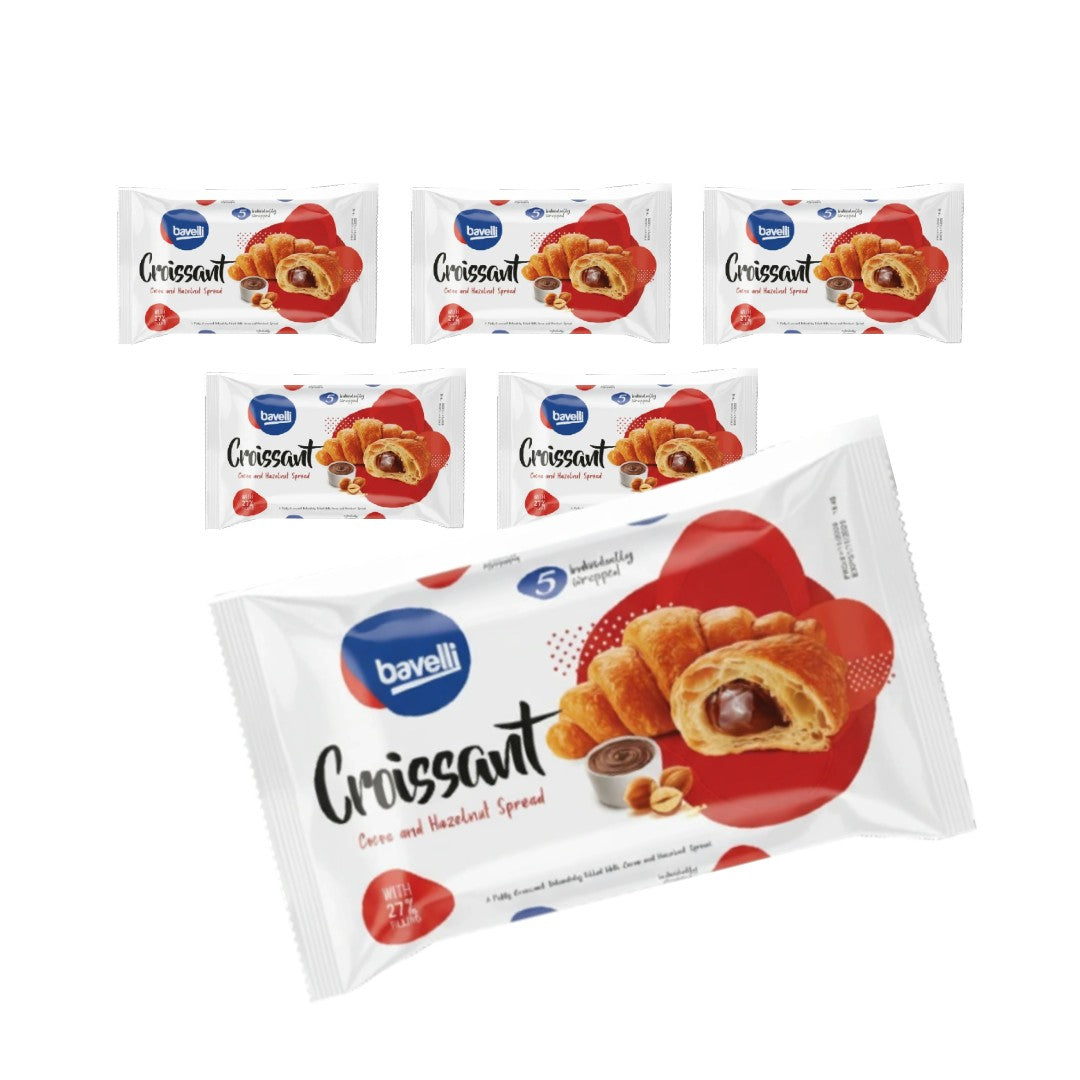 Bavelli Croissant With Chocolate & Hazelnut Cream Filling 225g