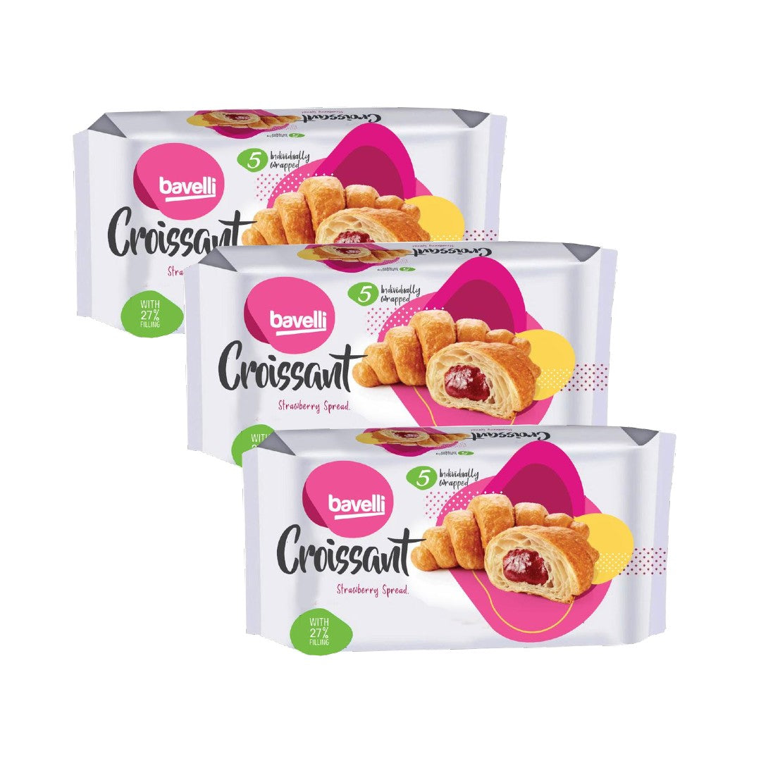 Bavelli Croissant Strawberry 225g