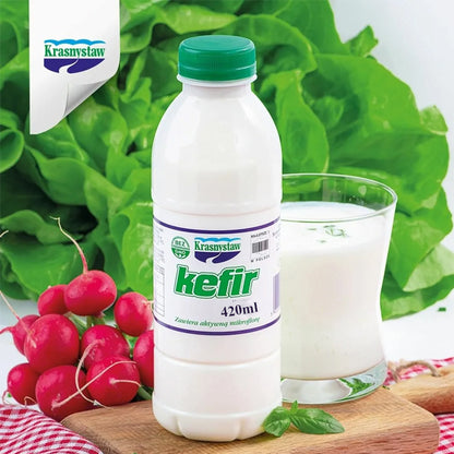 Krasnystaw Kefir - Natural Yoghurt Drink (420ml)