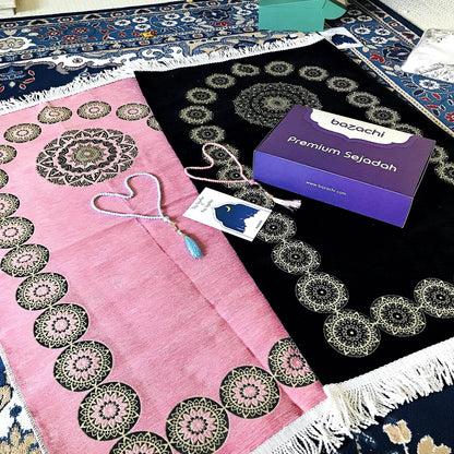 Mihrab Style Embroidered Ottoman Prayer Mat