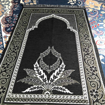 Mihrab Taffeta Portable Ottoman Prayer Rug