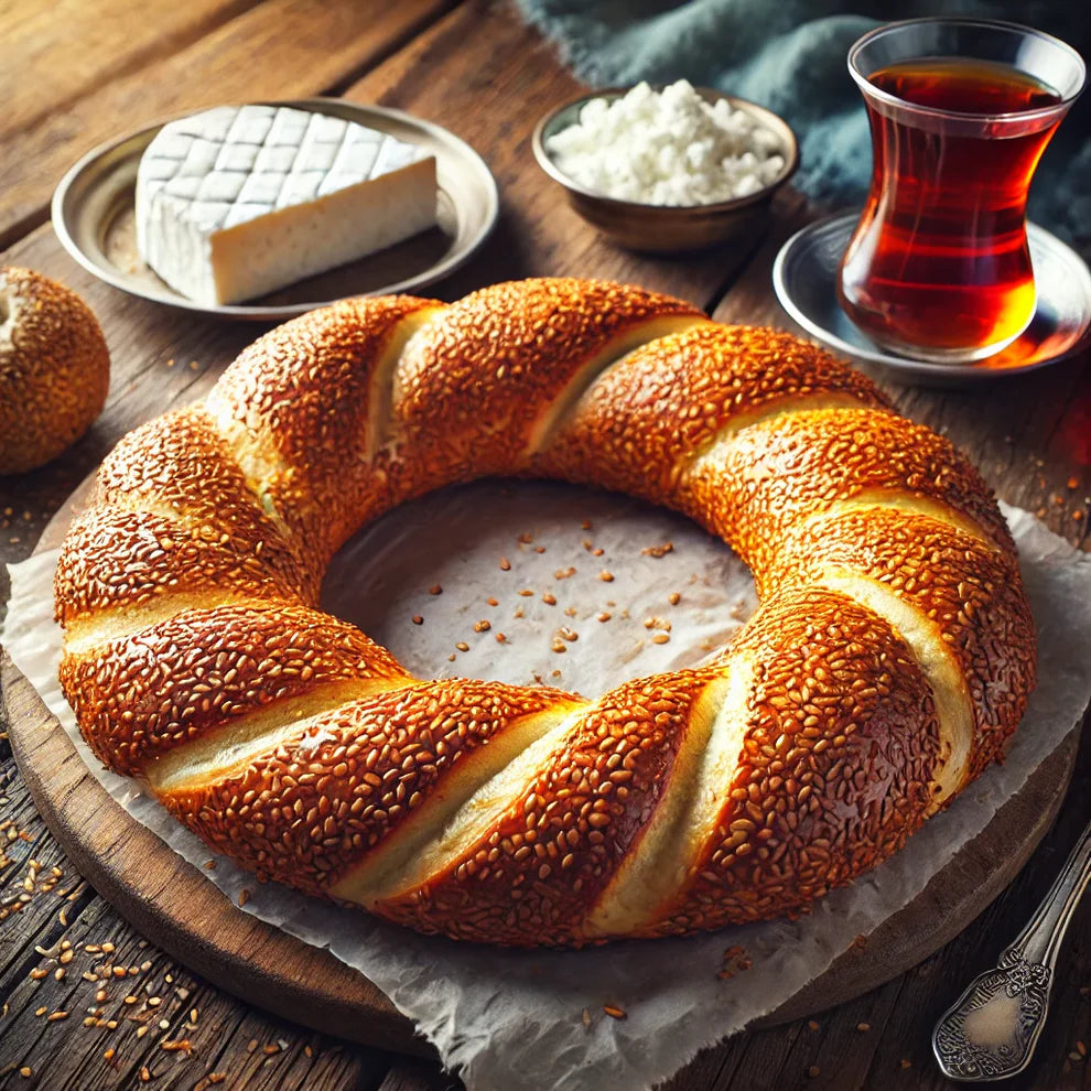 Bread House Turkish Sesame Bagel ( Sade Simit ), 4x100g