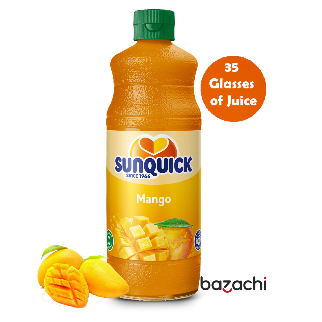 Sunquick Real Mango Fruit Concentrate Bottle, 700ml – bazachi
