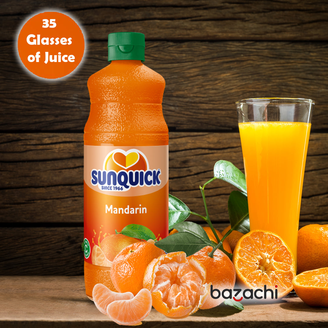 Sunquick Real Mandarin Fruit Concentrate Bottle, 700ml – bazachi