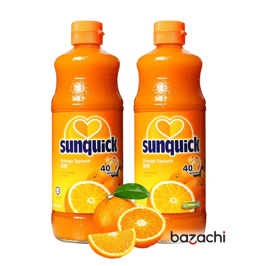 Sunquick Real Orange Fruit Concentrate Bottle 700ml – bazachi