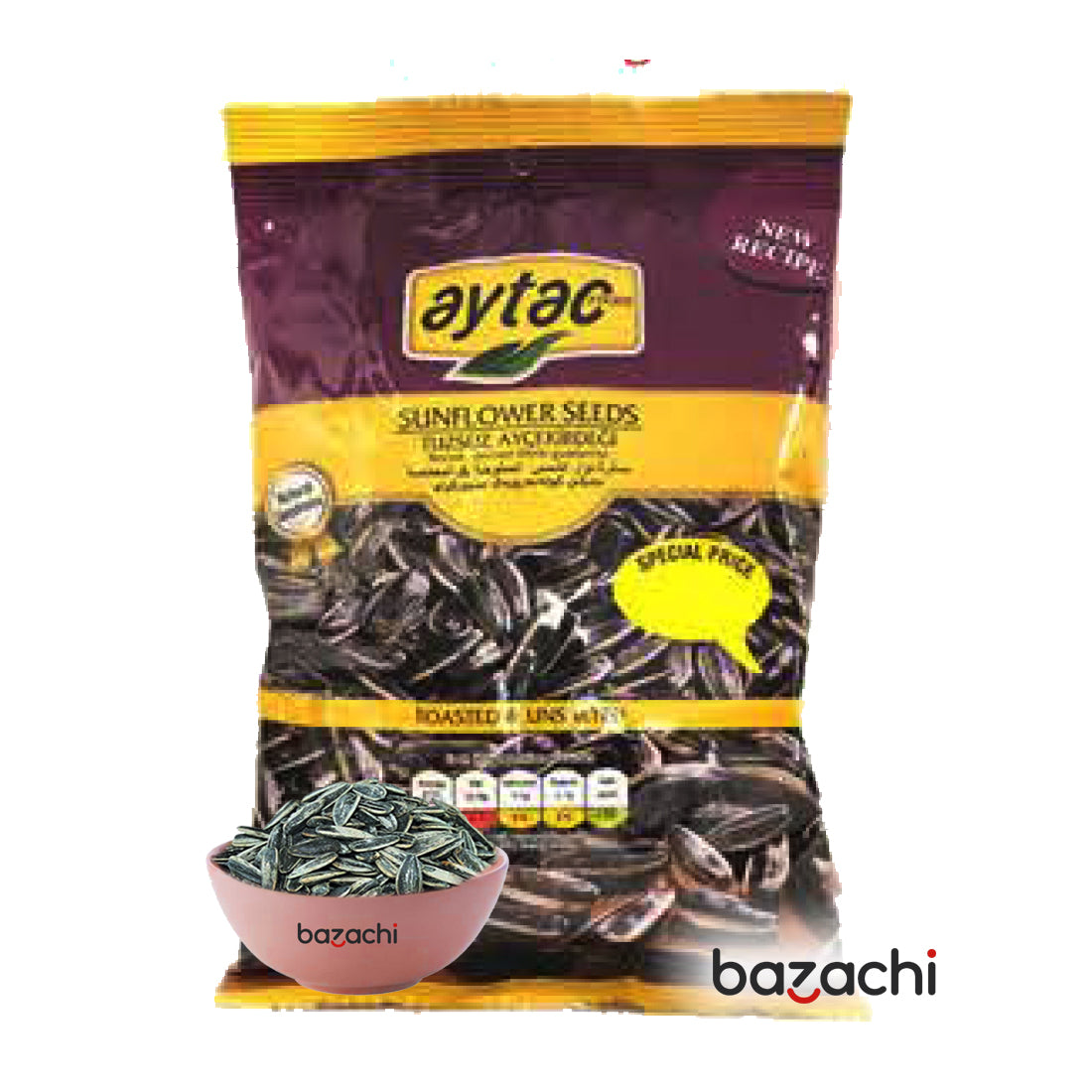 Aytac - Roasted Unsalted Dekota Sunflower Seeds 250g