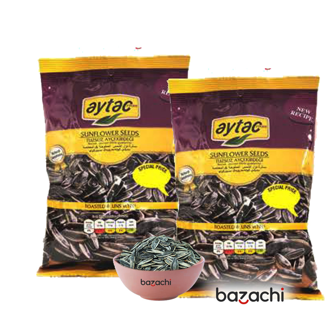 Aytac - Roasted Unsalted Dekota Sunflower Seeds 250g