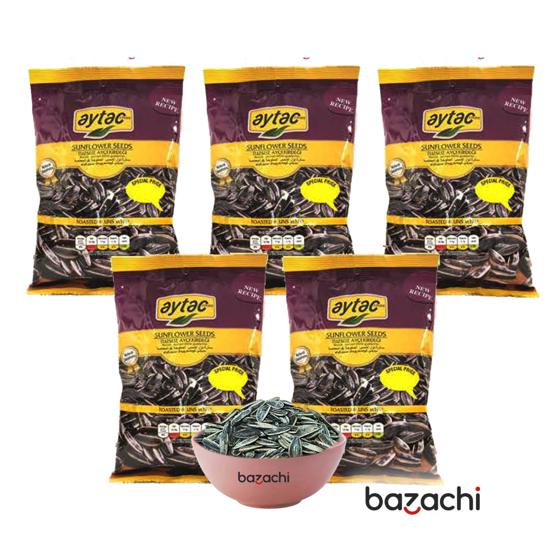 Aytac - Roasted Unsalted Dekota Sunflower Seeds 250g