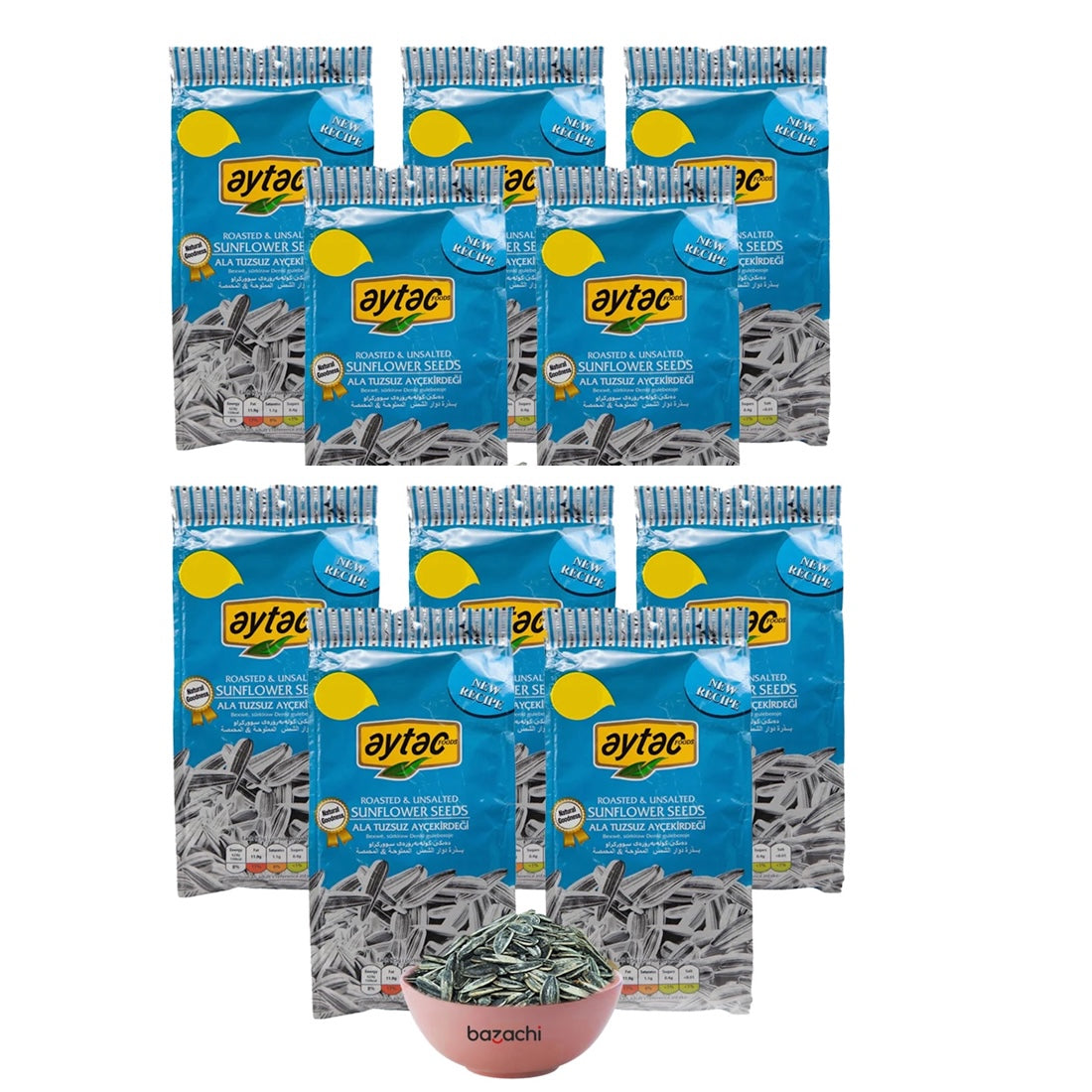 Aytac Unsalted Sunflower Seeds (Ala Tuzsuz Aycekirdegi), 250g