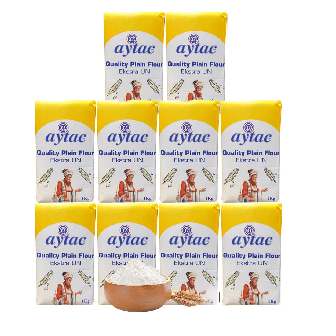 Aytac All Purpose Quality Plain Flour for Cooking & Baking, 5Kg