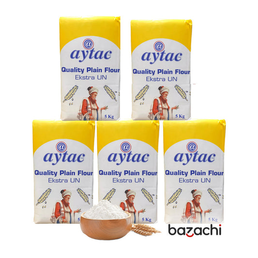 Aytac All Purpose Quality Plain Flour for Cooking & Baking 5Kg - Free Shipping