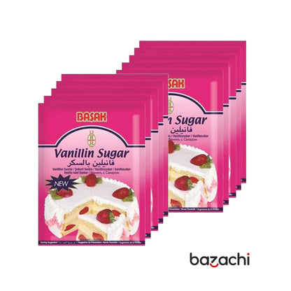 Basak Vanillin Sugar Sekerli Vanilin 5x5g