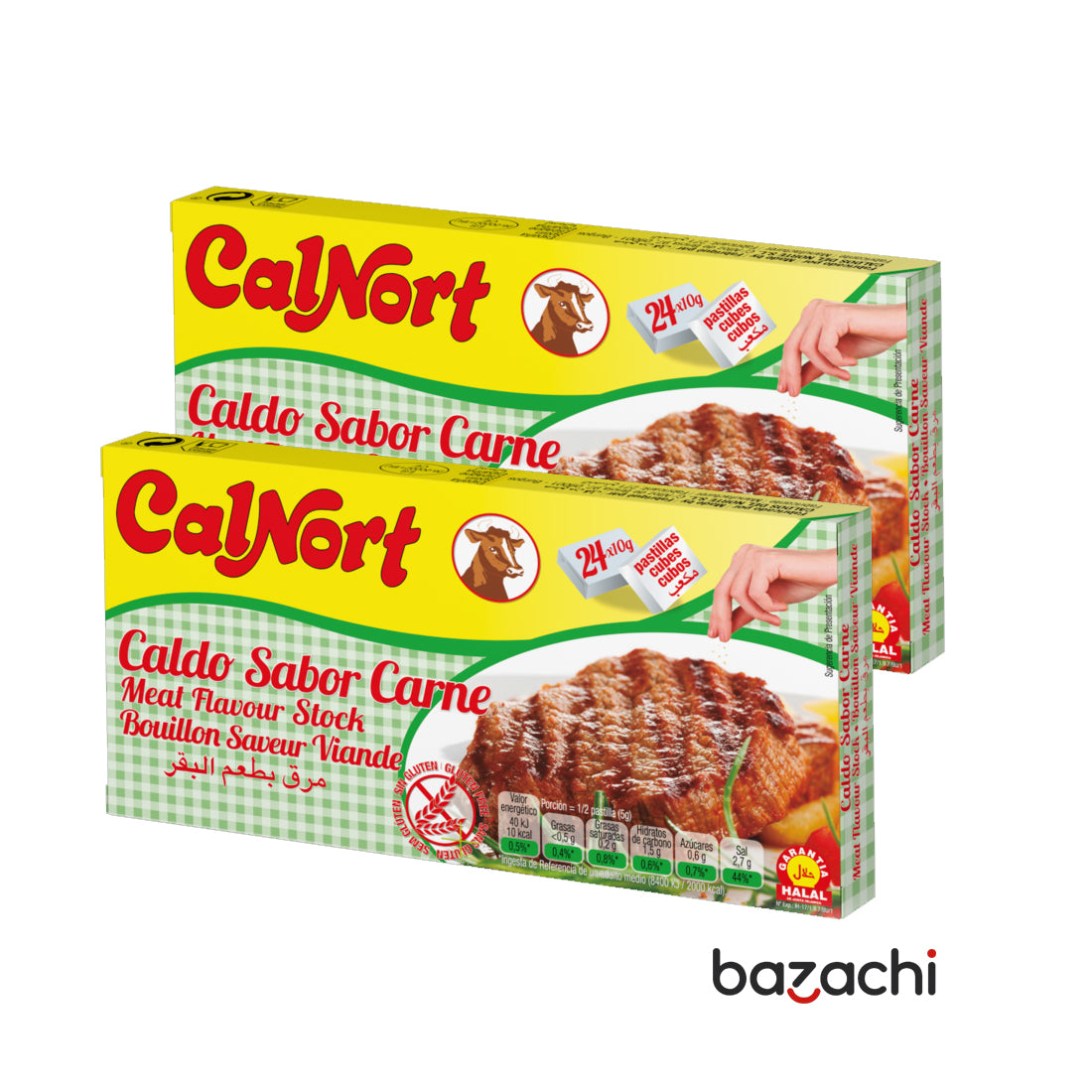 Calnort Bouillon Cubes 12 Cubes - Beef