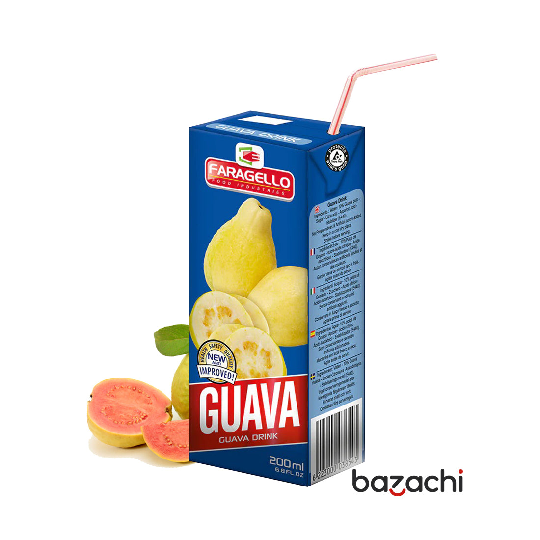 Faragello Guava Boisson Premium Fruit Juice(200ml)