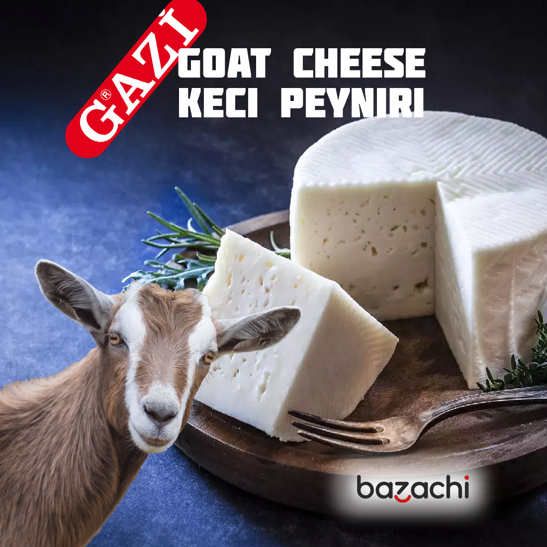 Gazi Goat Milk Cheese 50% 1500g
