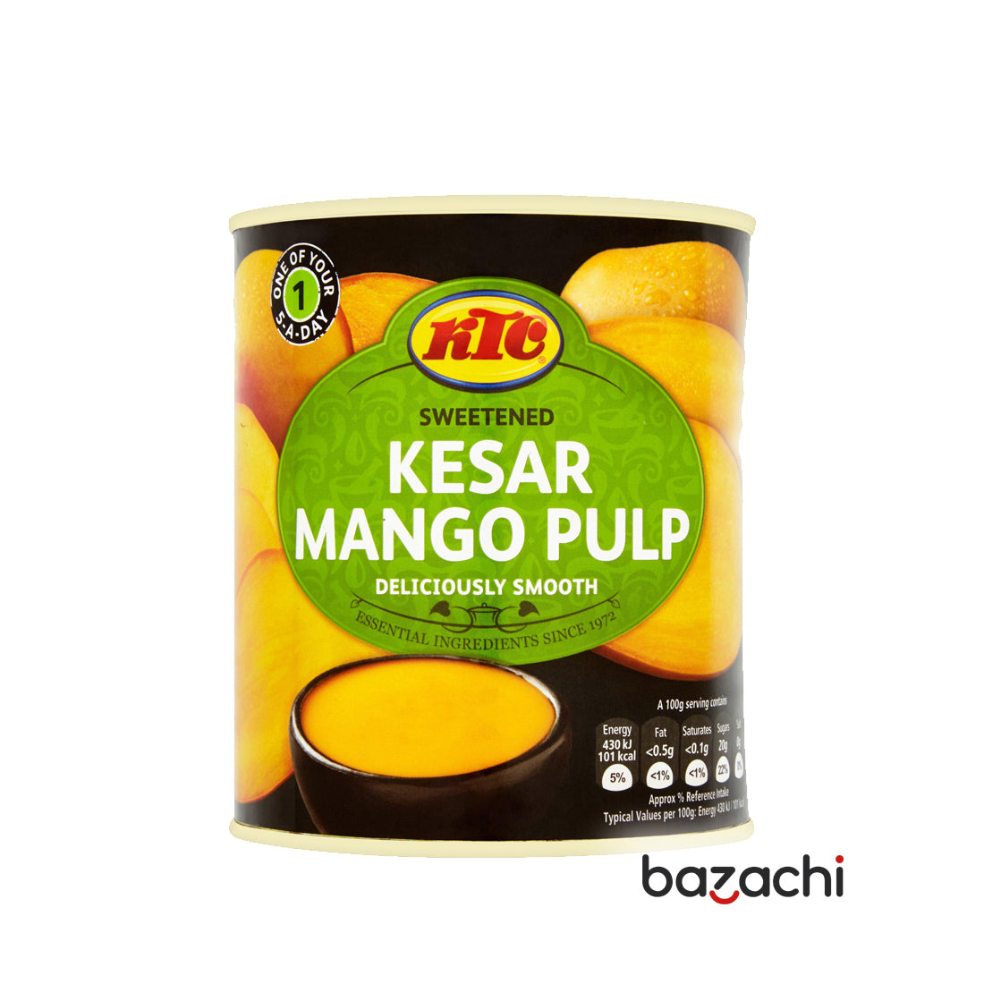 KTC Sweetened Kesar Mango Pulp 850g