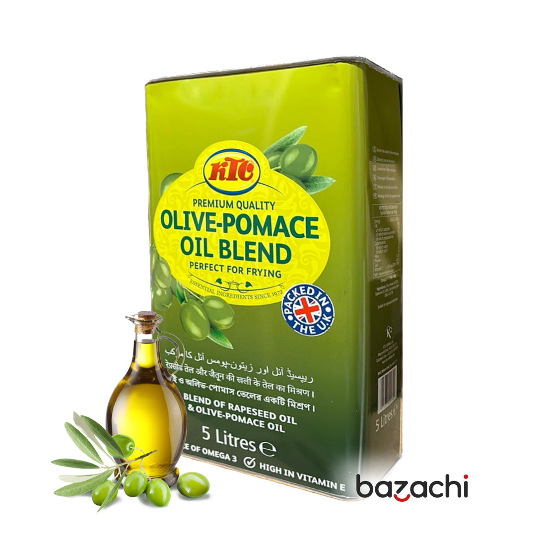 KTC Premium Quality Olive-Pomace Oil Blend 5 L