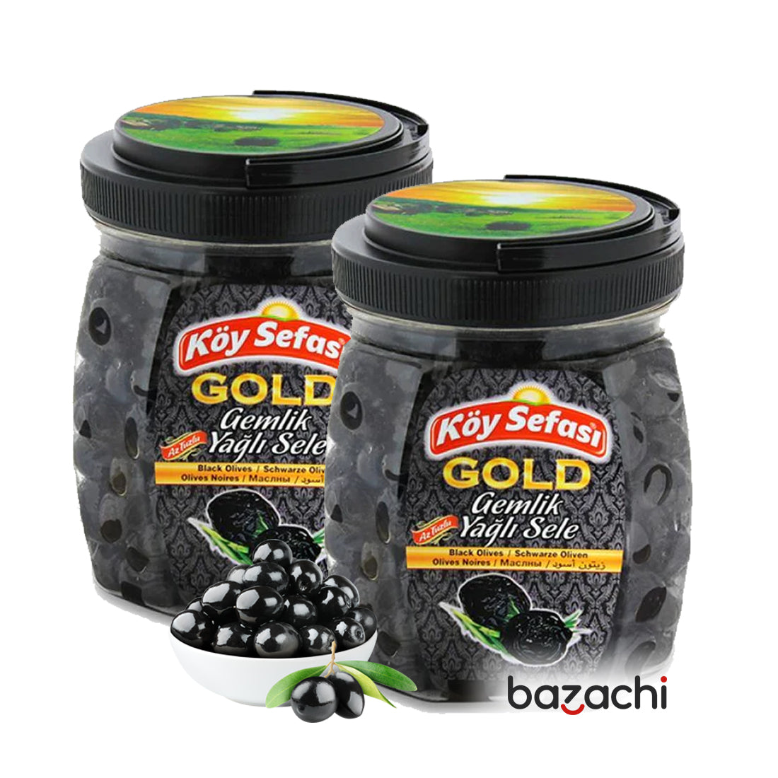 Koy Sefasi Gold Mega Natural Oil Black Olive 800g