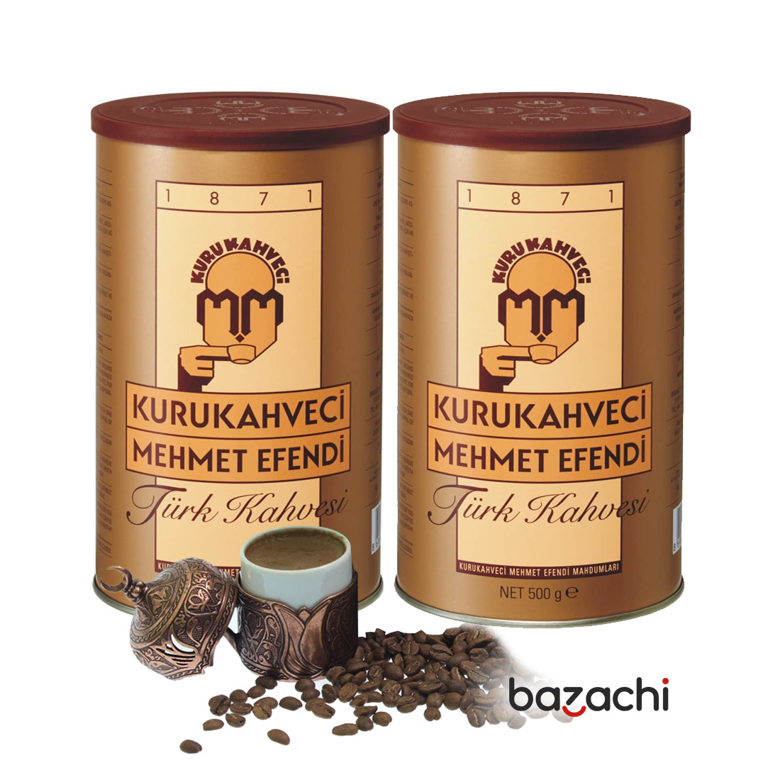 Kuru Kahveci Mehmet Efendi Original Turkish Coffee (Turk Kahvesi),500g