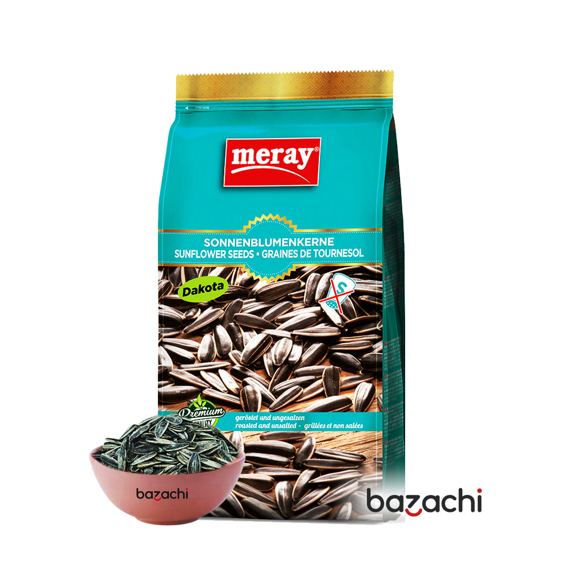 Meray Dakota Unsalted Sunflower Seeds 250g