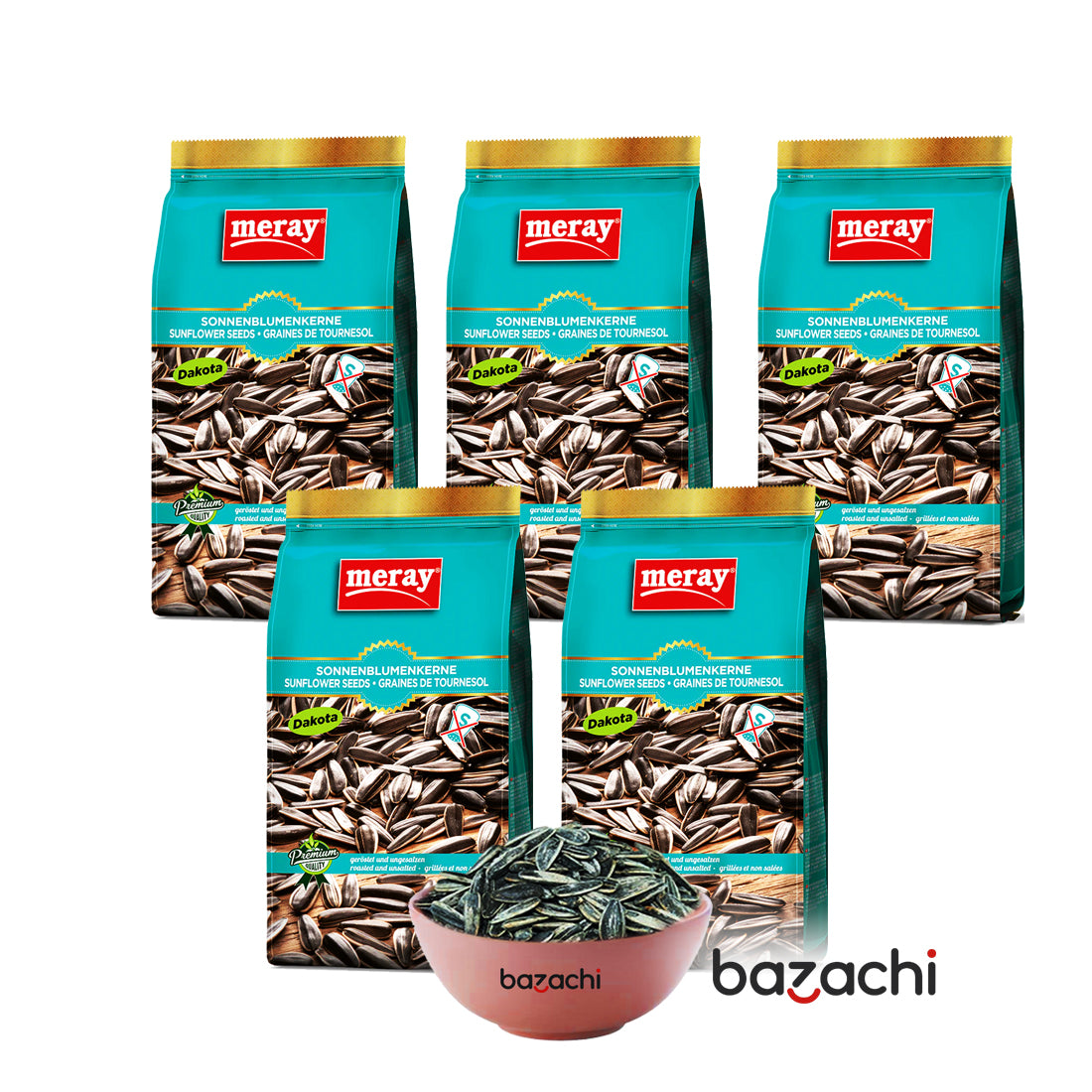 Meray Dakota Unsalted Sunflower Seeds 250g