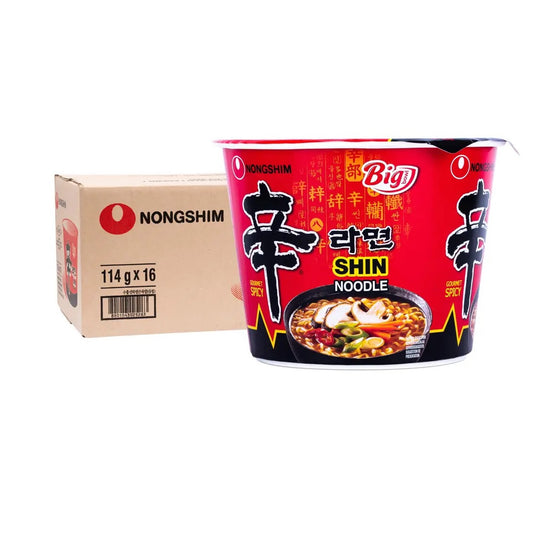 Nongshim Shin Big Bowl Spicy Noodles, 114g