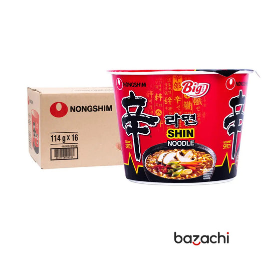 Nongshim Shin Big Bowl Spicy Noodles, 114g - Free Shipping