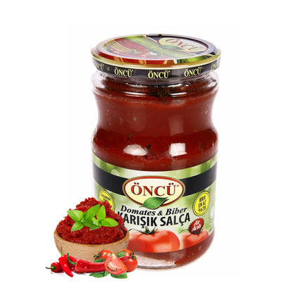 Oncu Tomato and Pepper Mixed Paste ( Karisik Salca ) 370g