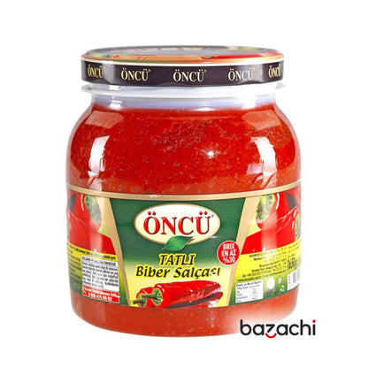 Oncu Traditional and Natural Mild Pepper Paste (Tatli Biber Salcasi ) 700g