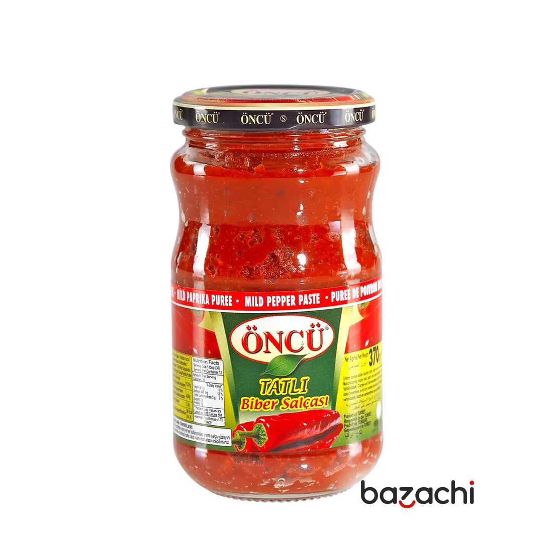 Oncu Traditional and Natural Mild Pepper Paste (Tatli Biber Salcasi ...