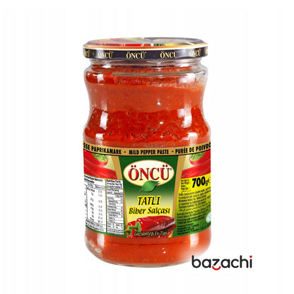 Oncu Traditional and Natural Mild Pepper Paste (Tatli Biber Salcasi ) 700g