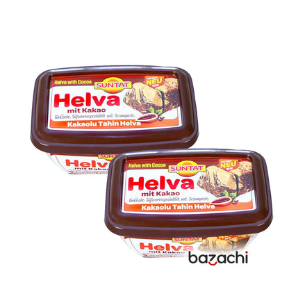 Suntat Halva With Cocoa (Kakaolu Tahin Helva) 350g