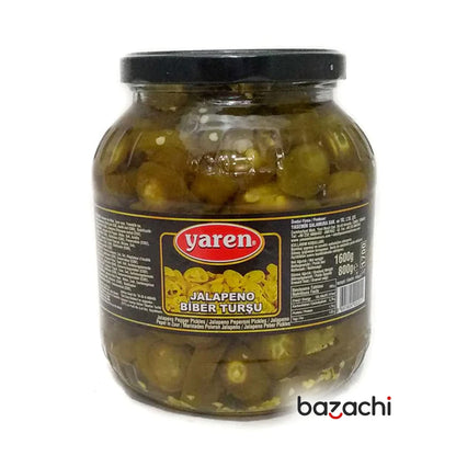 Yaren Jalapeno Pepper Slice Pickle (1600g)-Biber Tursu