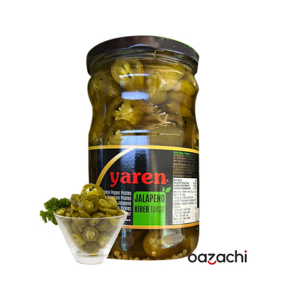 Yaren Jalapeno Pepper Slice Pickle (720g)-Biber Tursu