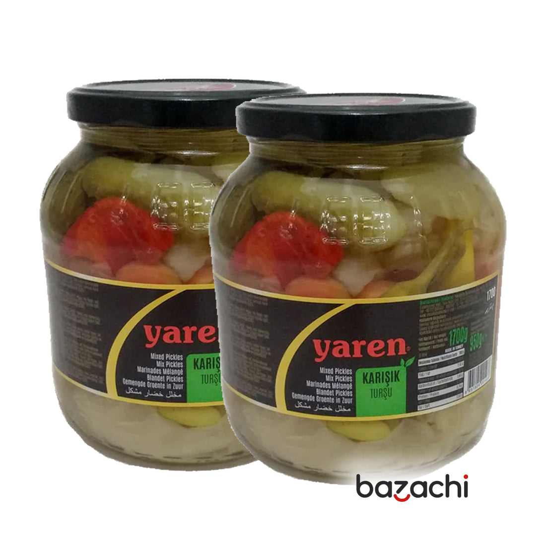 Yaren Mixed Pickles (1700g)-Karisik Tursu