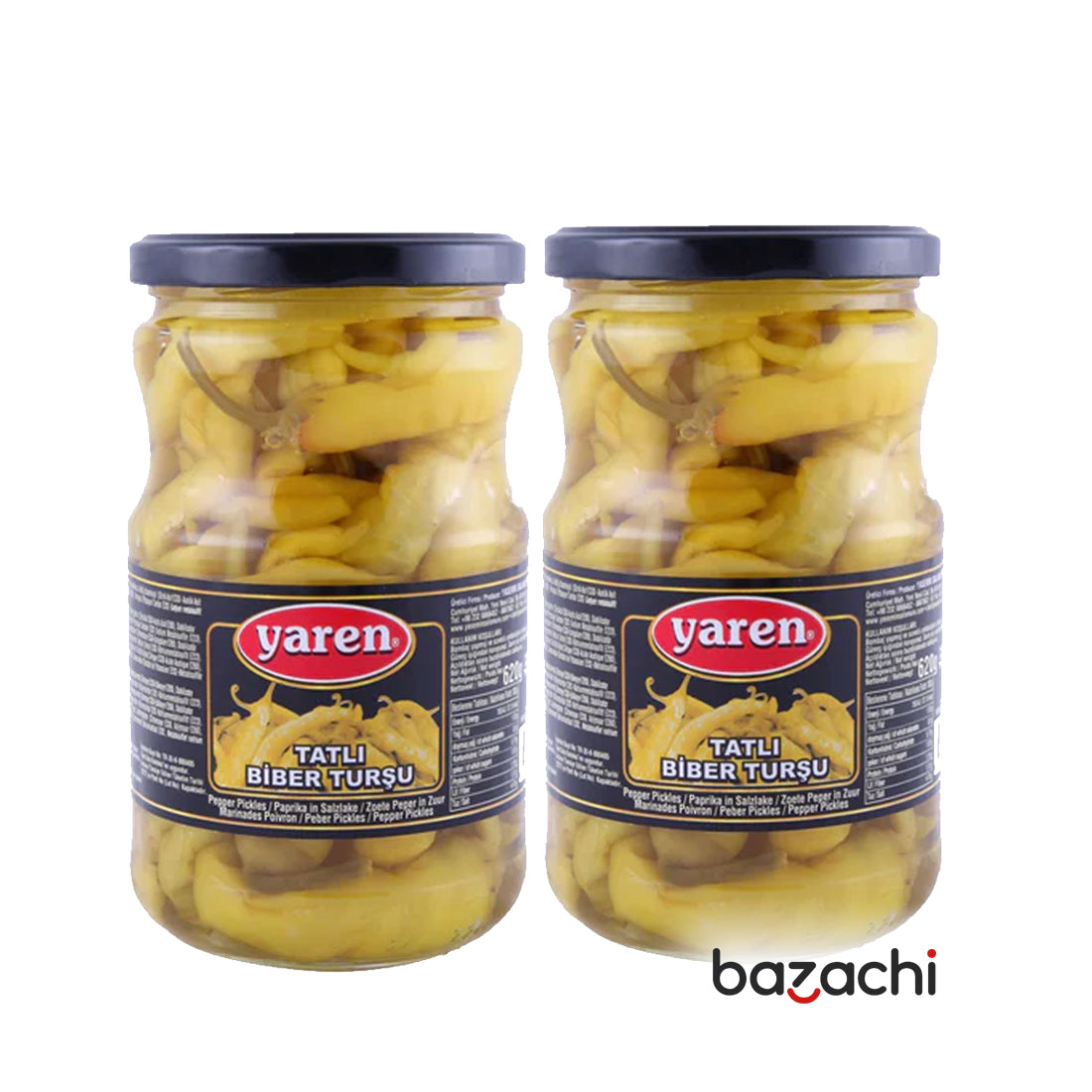 Yaren Pepper Pickles (720g)-Tatli Biber Tursu