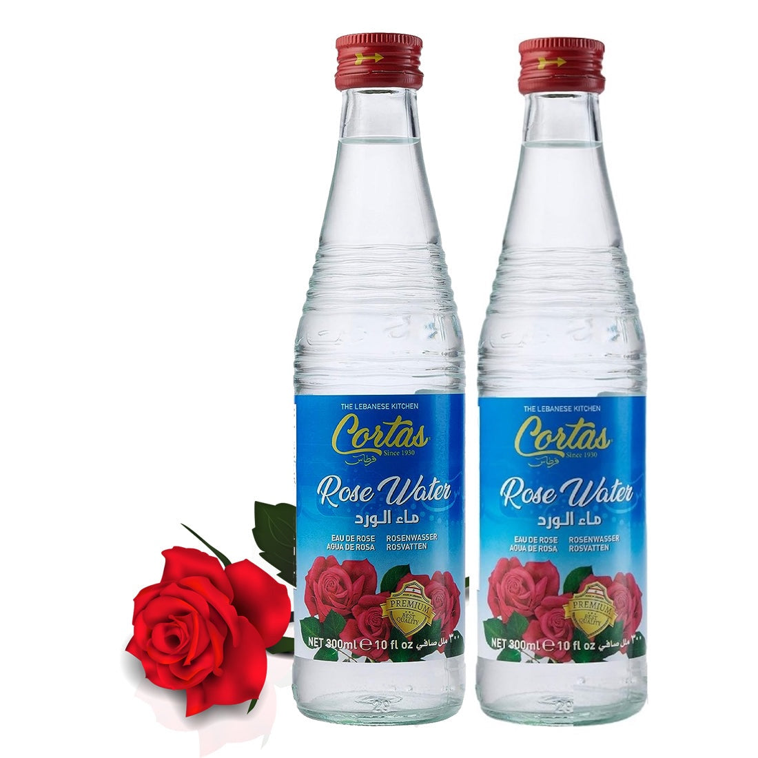 Cortas Rose Blossom Water (Gluten Free), 500ml