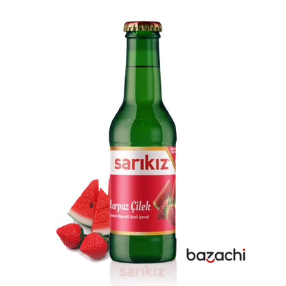 Sarikiz Watermelon & Strawberry Mineral Water-Maden Suyu 6x200ml