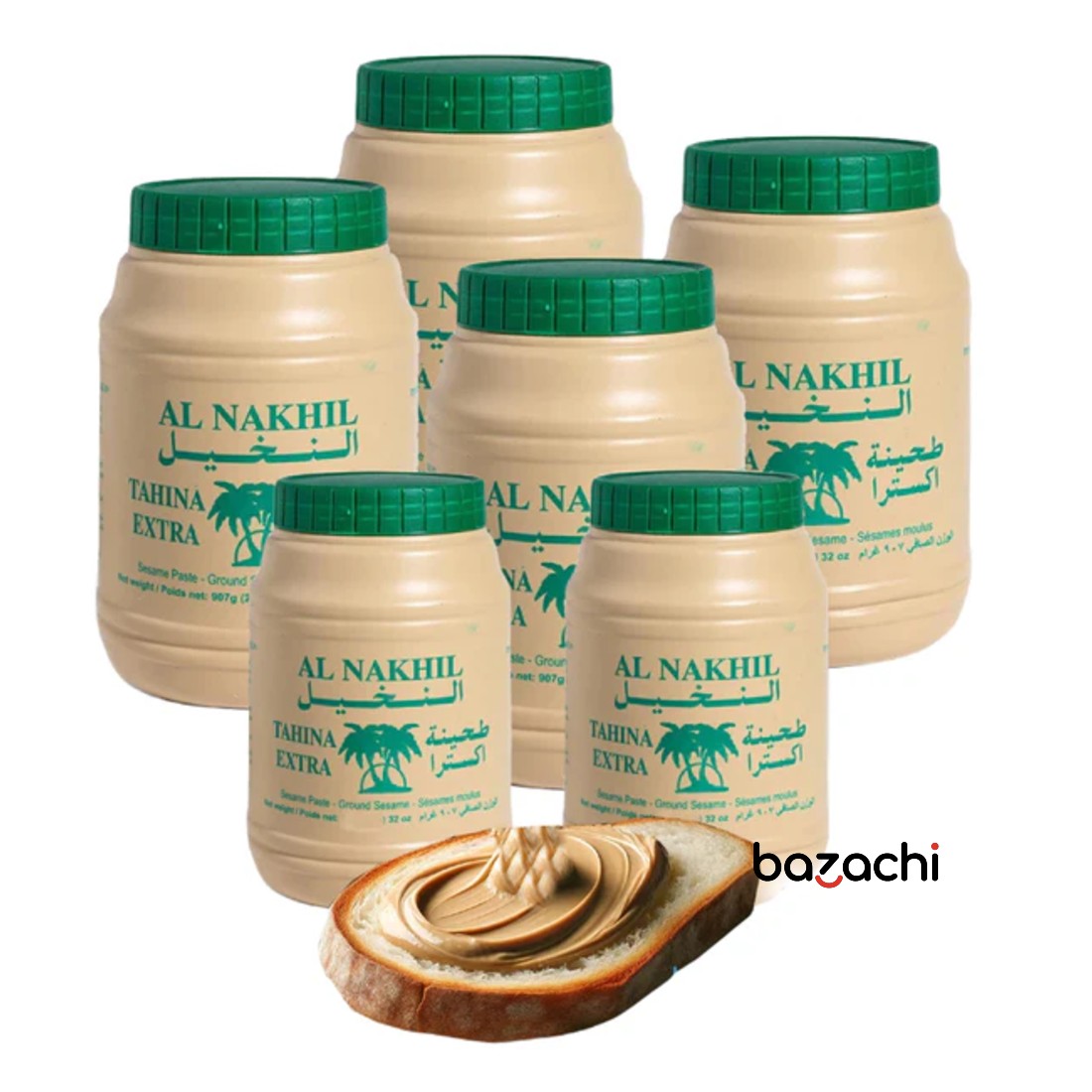 Al Nakhil Lebanon Tahina - Ground Sesame Paste, 454g