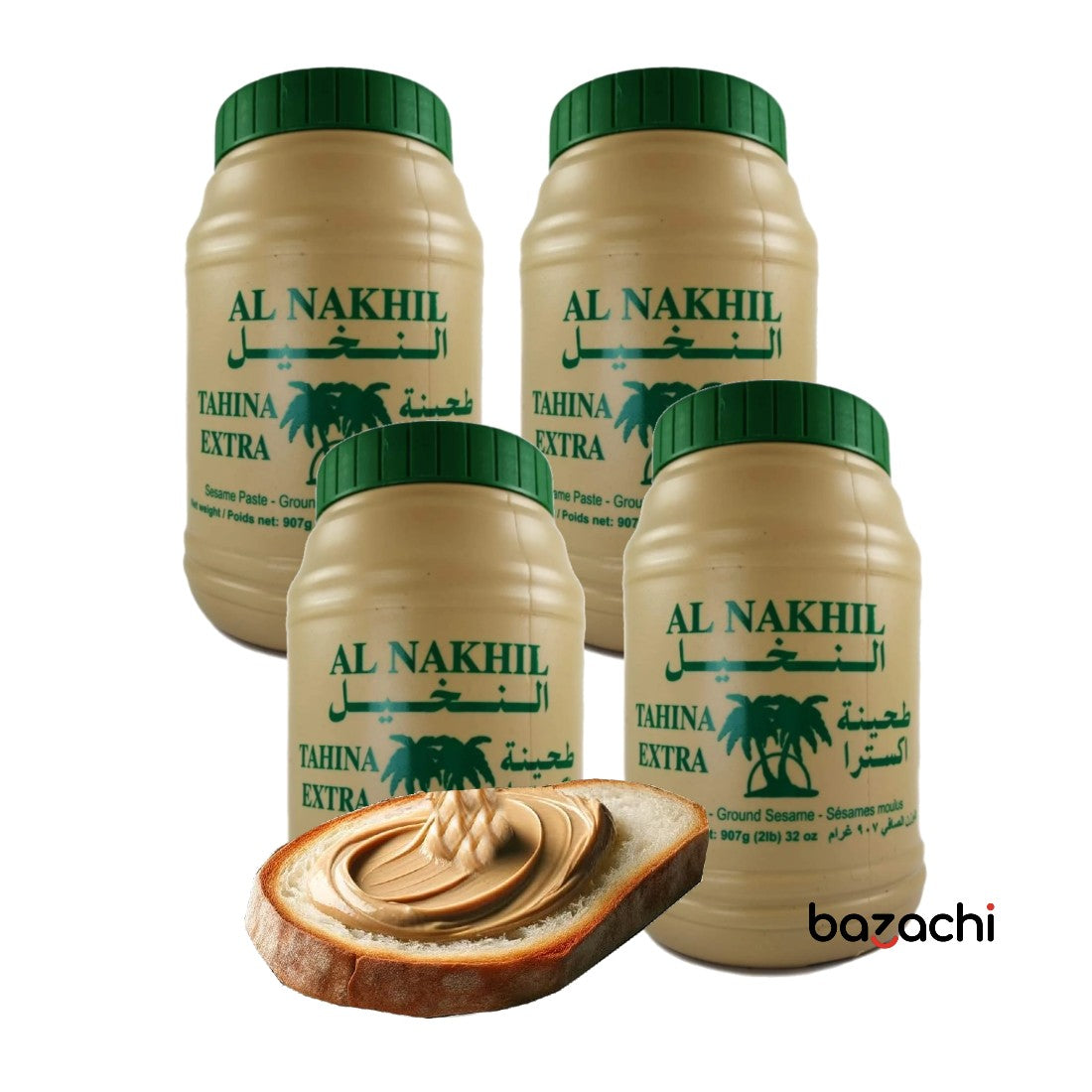 Al Nakhil Lebanon Tahina - Ground Sesame Paste, 907g