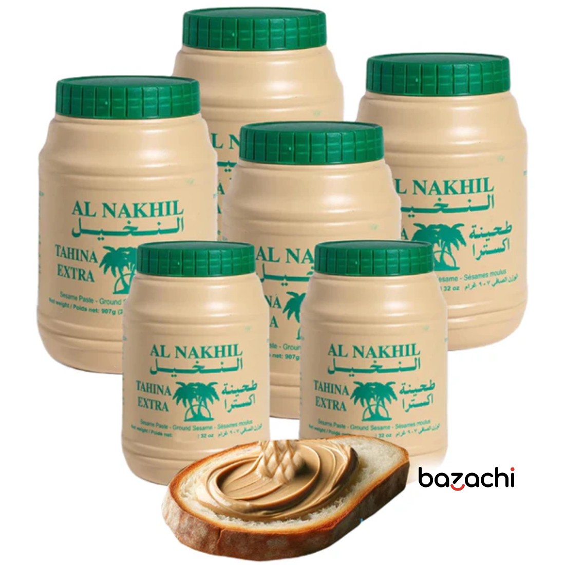 Al Nakhil Lebanon Tahina - Ground Sesame Paste, 907g