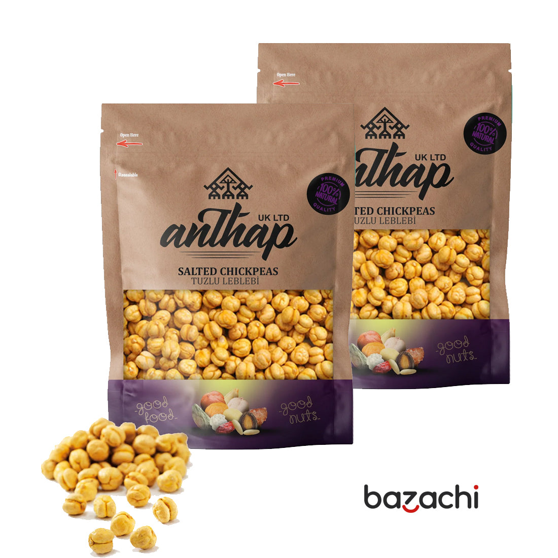 Anthap Roasted Salted Chickpeas 300g